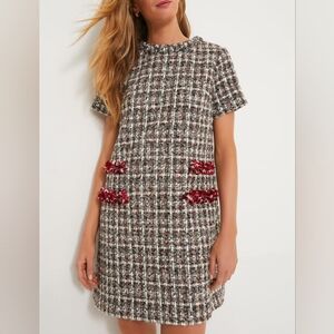 Tuckernuck Jackie Winterberry Sequin Tweed Dress NWT Size Small